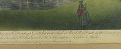 EARLY HAND-COLOURED ENGLISH ENGRAVING