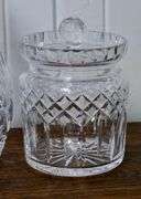 CRYSTAL DECANTERS AND JAR