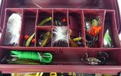 TACKLE BOX WITH CONTENTS