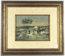 ANTIQUE OIL ON PANEL
