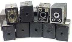 ANTIQUE BOX CAMERAS
