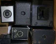 ANTIQUE BOX CAMERAS
