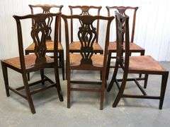 SET OF EIGHT CHAIRS