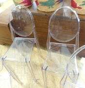 SET OF FOUR GHOST CHAIRS