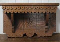 ANTIQUE WALL SHELF