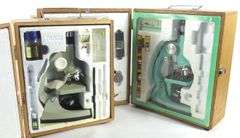 THREE MICROSCOPE SETS