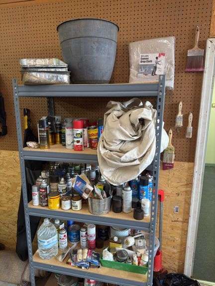 Shelf and contents