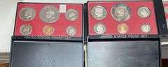 1977, 79, 81, 82 proof sets
