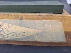 5 Knives and Case Sharpener Stone