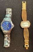 Watches (2 Lorus), 2 smoky quartz, 3 zircons, 1 citrine