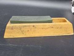 5 Knives and Case Sharpener Stone