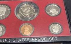 1977, 79, 81, 82 proof sets