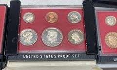 1977, 79, 81, 82 proof sets