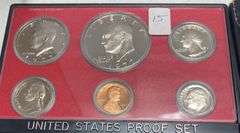 1977, 79, 81, 82 proof sets