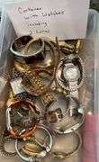 Watches (2 Lorus), 2 smoky quartz, 3 zircons, 1 citrine