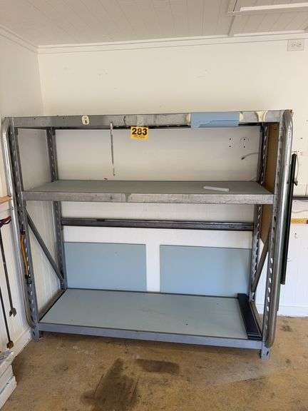 Metal shelf unit 72x24x72