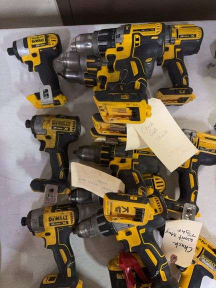 Dewalt 18v, 20v drills and drivers no chargers