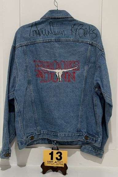 Brooks and Dunn Jeans Jacket (size M) - AUTOGRAPHED BY BROOKS & DUNN