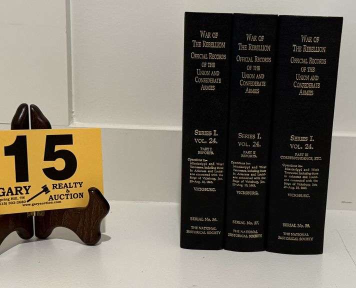 "The War of Rebellion, Series I, Volume 24, Parts 1,2, and 3"