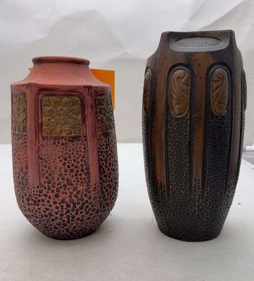 (2) Clanta Vases