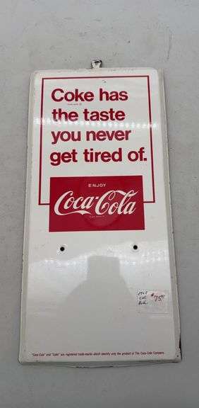 Coca Cola calendar holder