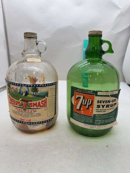 7up cherry smash soda gallon bottles