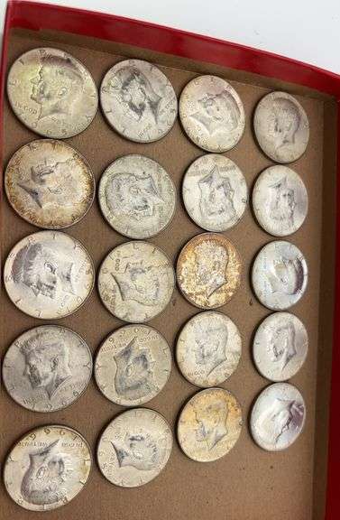 (20)  1965-68 Kennedy halves