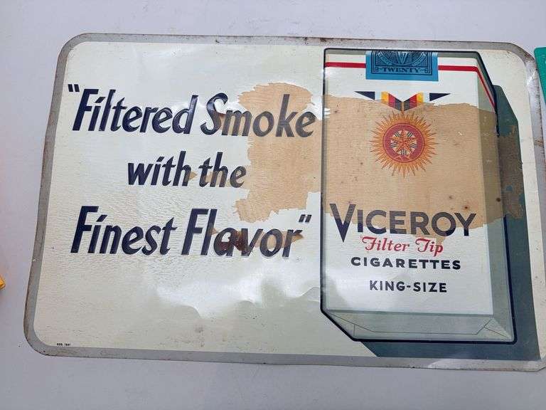 Viceroy cigarettes sign-original wrapping
