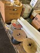 Assorted cable, lights etc