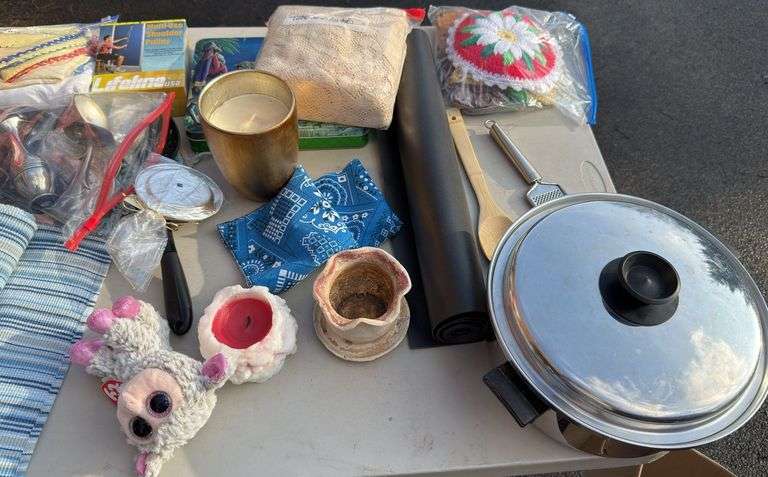 Bags, silver plate, etc