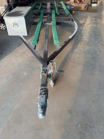 23ft x 76in boat trailer with toolbox