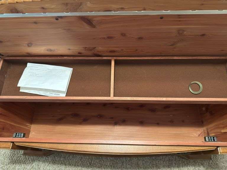 Lined cedar chest 45”x17”x21”