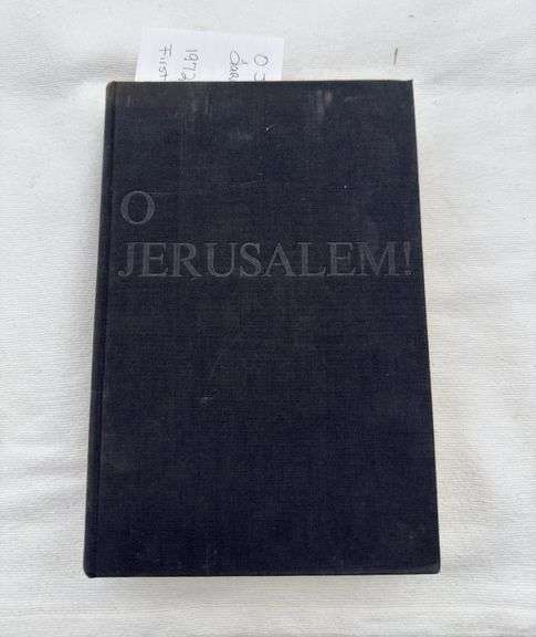 "O Jerusalem" First Printing Book by Larry Collins and Dominique Lapierre 1972