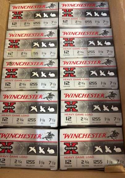 10 boxes of 12 ga 7 1/2 shot