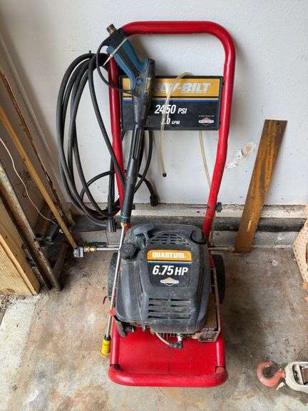 Troy Bilt 2450 hp pressure washer