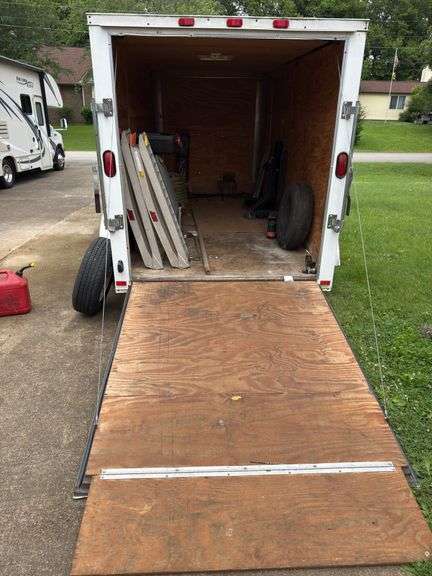 Diamond cargo 6x12 enclosed trailer 60” wide door, NO TITLE