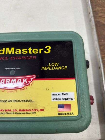 Field master fence charger