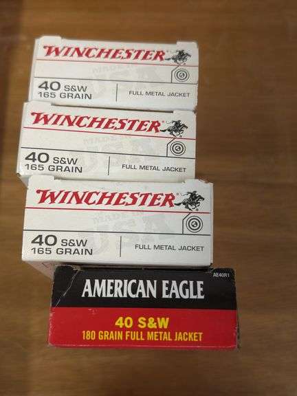 (80) rounds 40 S&w