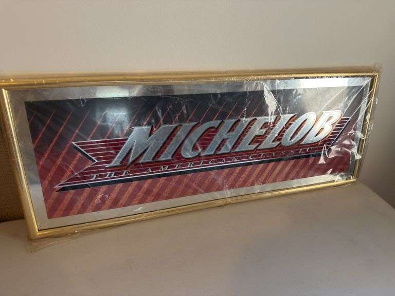 Michelob mirror sign 32”x12”