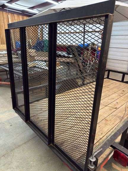 5x10 bumper trailer with gate