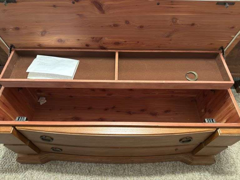 Lined cedar chest 45”x17”x21”