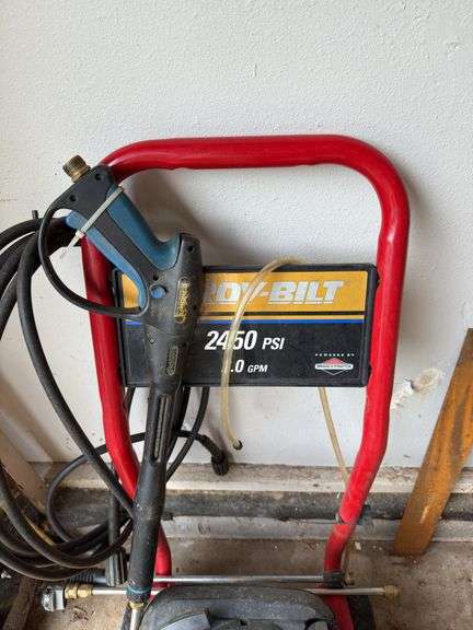 Troy Bilt 2450 hp pressure washer