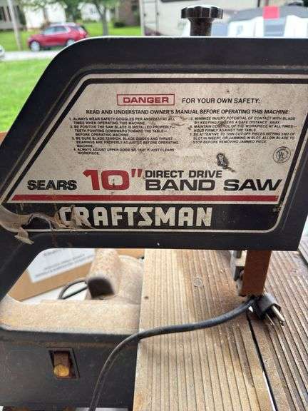 Craftsman 10” band saw