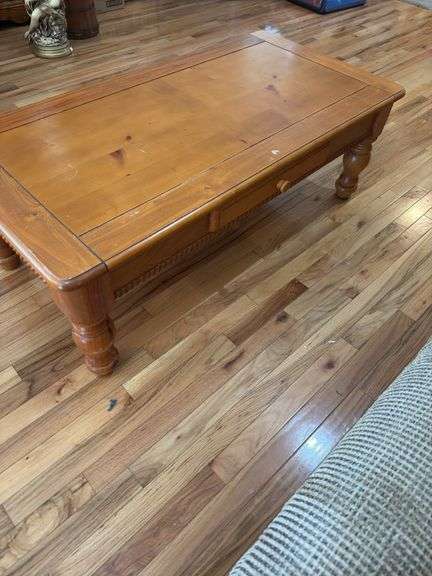 Coffee table and end table. Coffee 48”x24, end table 24”sq