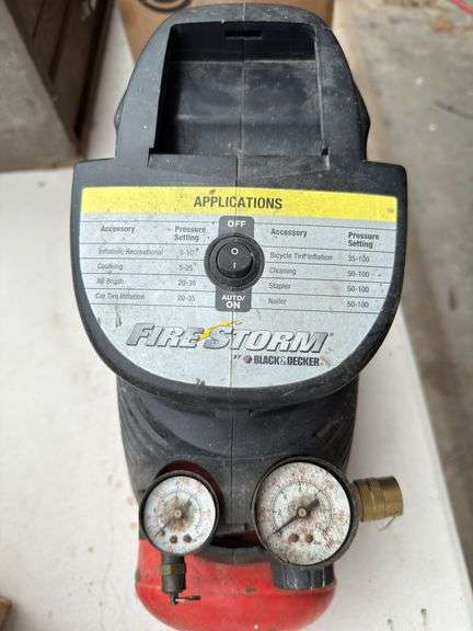 Black and decker air compressor