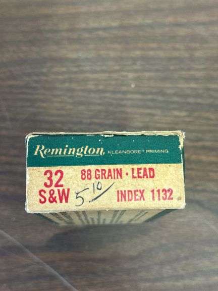 32 S&w, 25 auto partial boxes