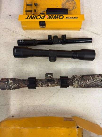 (3) scopes and weaver quick point