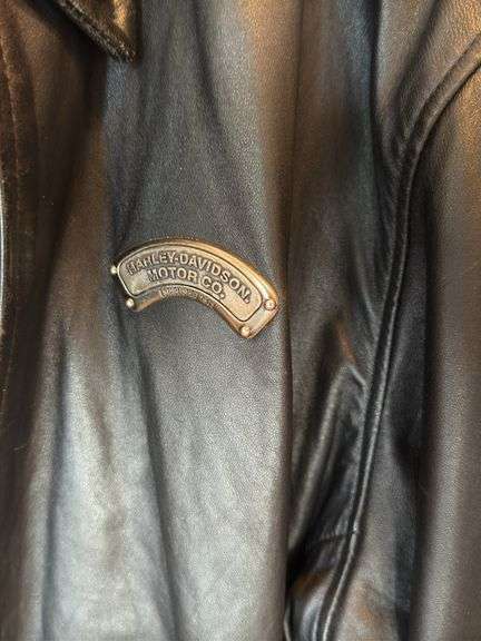 Harley Davidson size xl leather jacket and chaps large