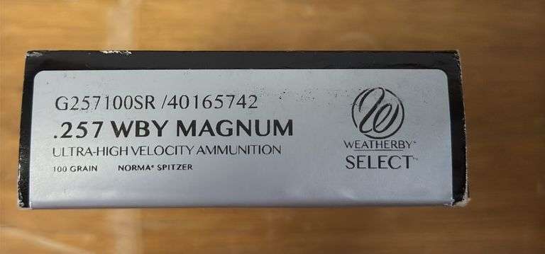 20 rounds 257 wby magnum