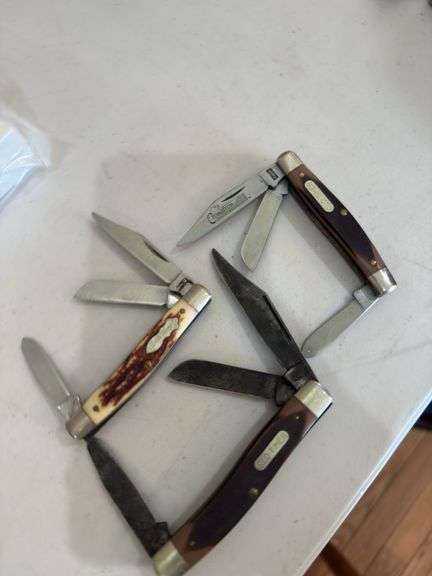 (3) Schrade knives